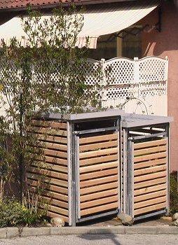 VARIA Carport mit Aluwelle und Glaspanel