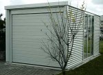 VARIA Carport als Garage in Stahlwelle